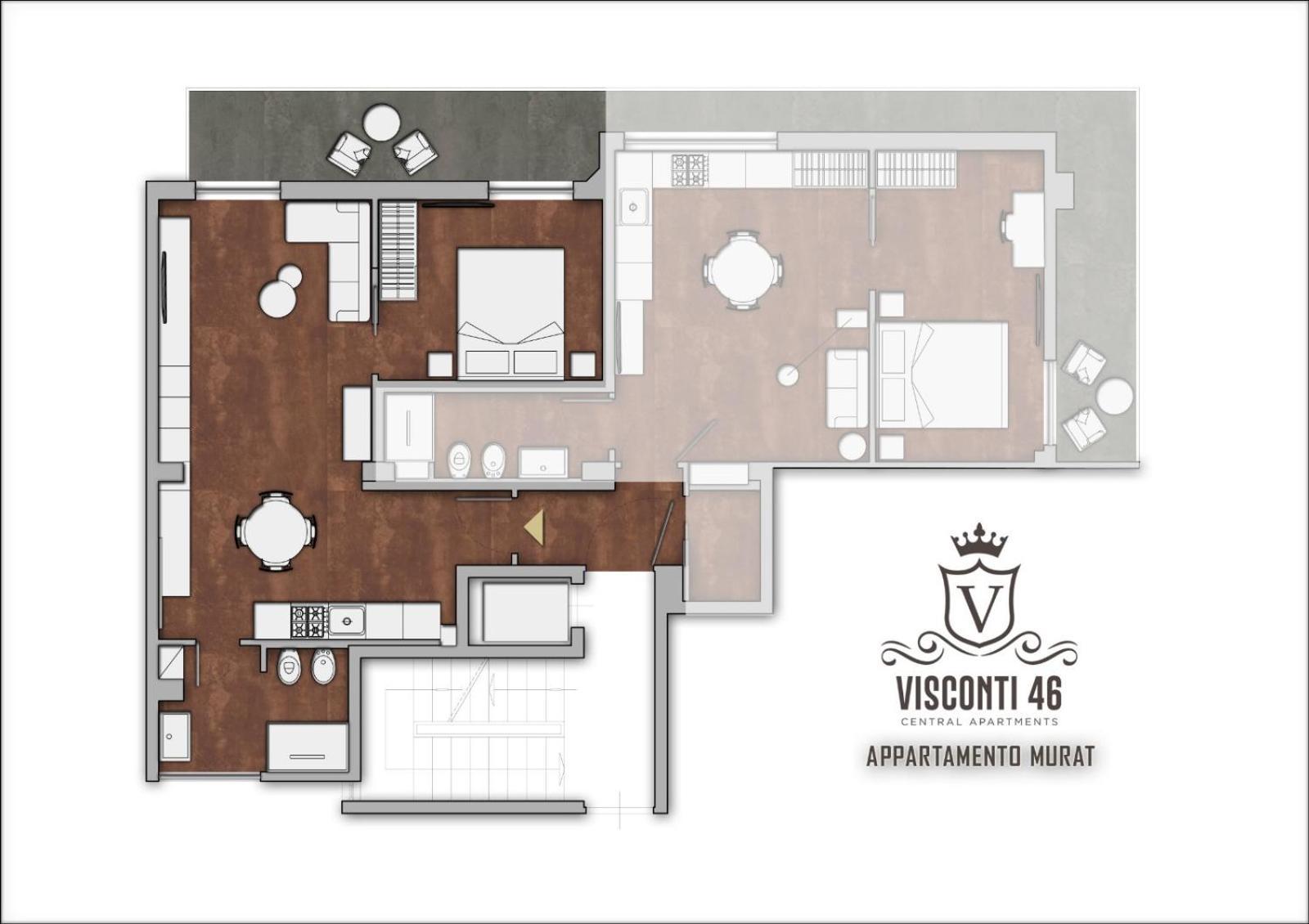 Visconti 46 Central Apartments 巴里 外观 照片